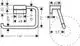 Hansgrohe Toilettenpapierhalter in Chrom, rechteckiger Halter, mit seitlichem Ausleger. Klare Linien und funktionales Design, ideal für Badezimmeranwendungen.